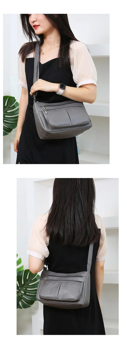 Korean Handbag Designer Leather Crossbody Bag for Women - Smarsty
