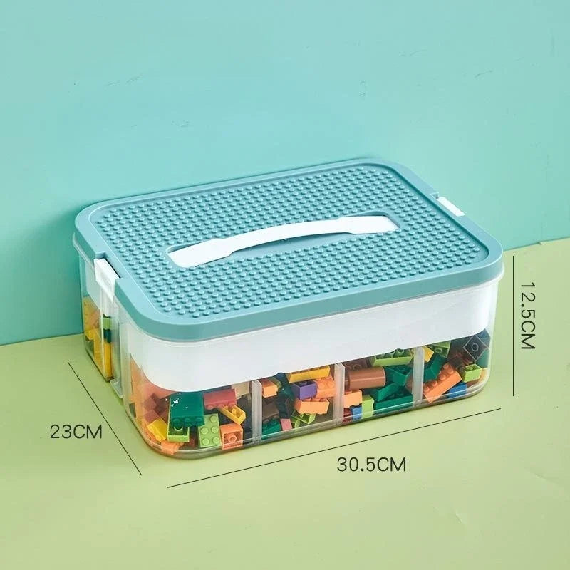Plastic Lego Storage Box Children Jigsaw Puzzle Building Block Lego Container Classification Part Sort Box Kidroom Toy Organizer