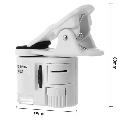 60X Zoom Magnifying Glass with LED Light - Smarsty