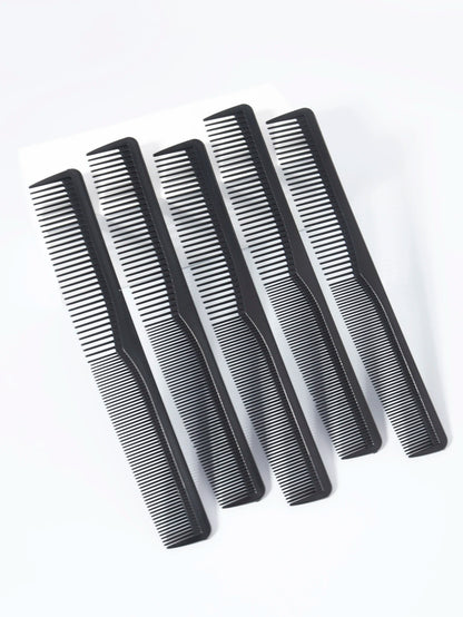 5pcs Carbon Fiber Cutting Combs Set for All Hair Types - Smarsty