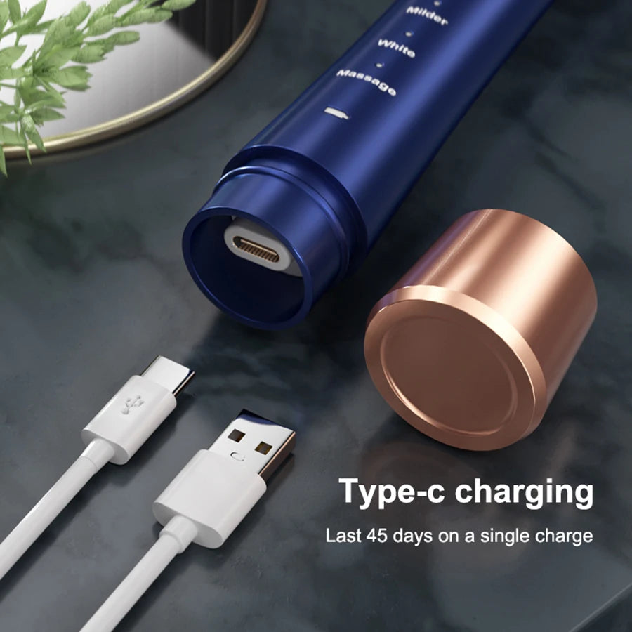 Sonic Electric Toothbrush with Type-C Charging and 5 Gear Modes - Smarsty