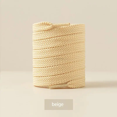 1Pair Fabric Flat Shoe laces Classic Shoelaces for Sneakers White Black Shoelace Quality Laces Shoes 100/120/140/160CM Strings - Smarsty
