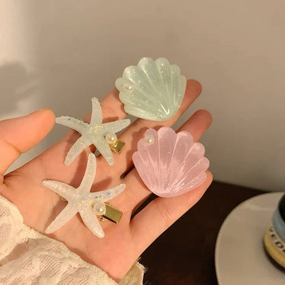 Elegant Starfish Hair Clips for Summer Beach Style - Smarsty