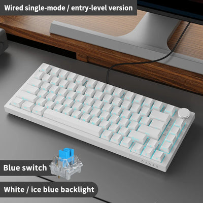 Gaming Mechanical Keyboard 82 Key 75 Percent Dual Mode - Smarsty