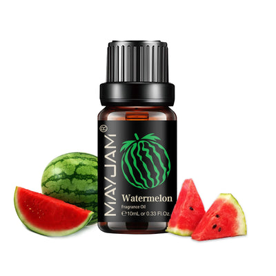 MAYJAM Fruit Essential Oil 10ml Cherry Banana Papaya Grape Litchi Guava Kiwifruit Pear Fig Fragrance Oil for Diffuser Candle - Smarsty