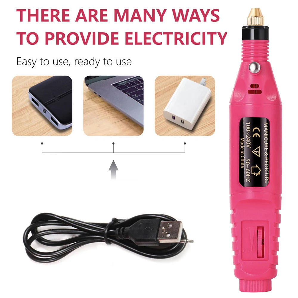 LULAA Professional Electric Nail Drill Set for Manicure - Smarsty