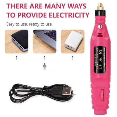 LULAA Professional Electric Nail Drill Set for Manicure - Smarsty