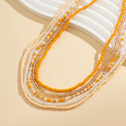 Bohemian Colorful Rice Bead Belly Chain for Women - Smarsty