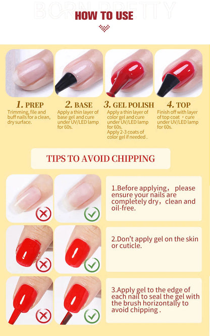 Born Pretty Super Top Coat and Base Gel Polish - Smarsty