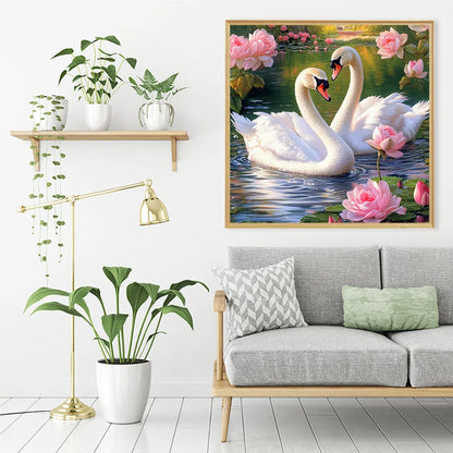 Evershine 5D DIY Diamond Painting Swan Wall Art - Smarsty