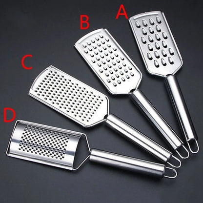 Stainless Steel Handheld Cheese Grater Multi-PurposeKitchen Food Graters for Chocolate Butter Fruit Vegetable Kitchen Items