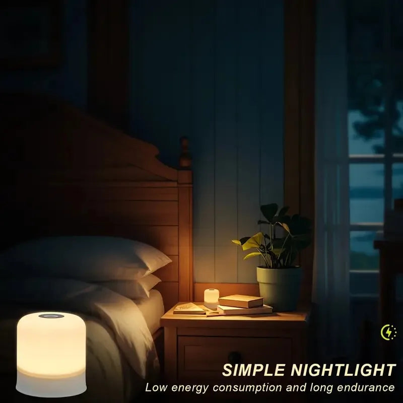 Dimmable LED Table Lamp With Remote 16 Color Options - Smarsty