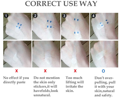 Invisible V Shape Face Lift Stickers for Wrinkle Reduction - Smarsty