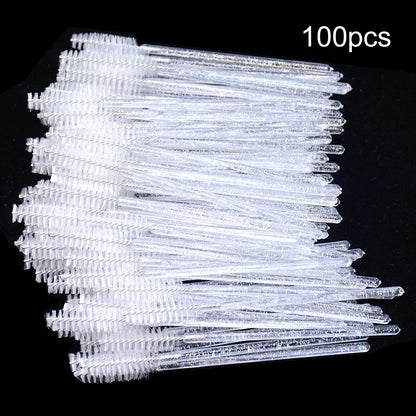 100pcs Disposable Eyelash Brushes for Flawless Application - Smarsty