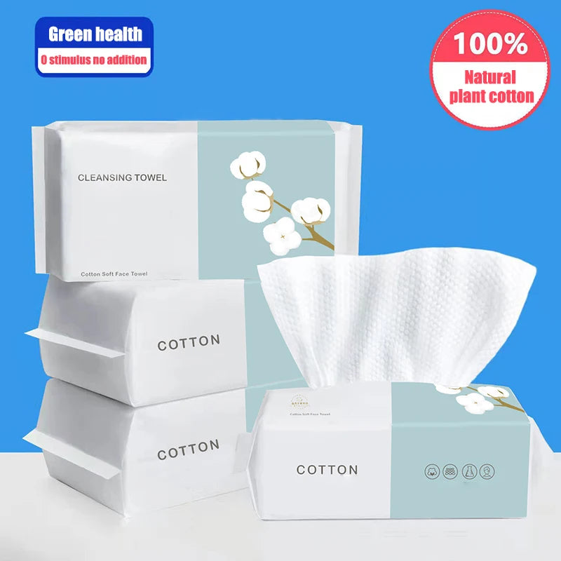 100PCS Thickened Cotton Disposable Makeup Removal Towels - Smarsty