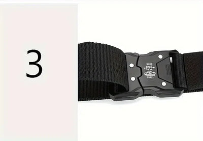 Tactical Waist Belt with Durable Automatic Buckle - Smarsty