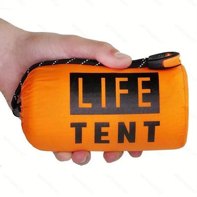 2 Person Emergency Tent Casa De Waterproof Camping Travel Pergola Family Campaign House Tourist Tents Cool Gear Equipment Coat by Smarsty