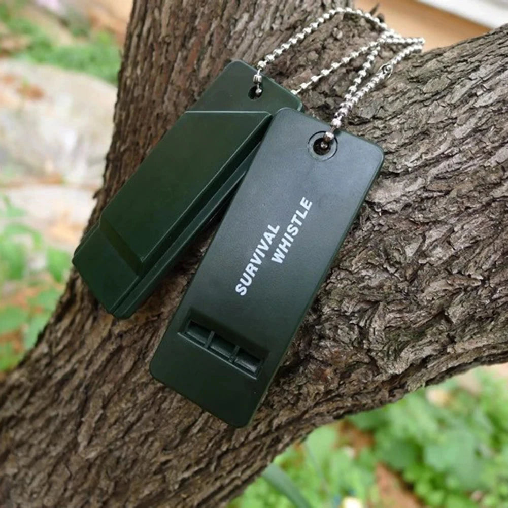 3-Frequency Whistle High Decibel Survival Whistle Outdoor Hiking Camping Whistle 3 Holes Hunting Whistle Emergency Survival Tool by Smarsty