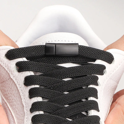 NEW NoTie Shoelaces Magnetic Shoe Laces Clip Flat Elastic Stretch Laces Sneakers Woman Men Children Casual Shoelace for AJ AF1 - Smarsty