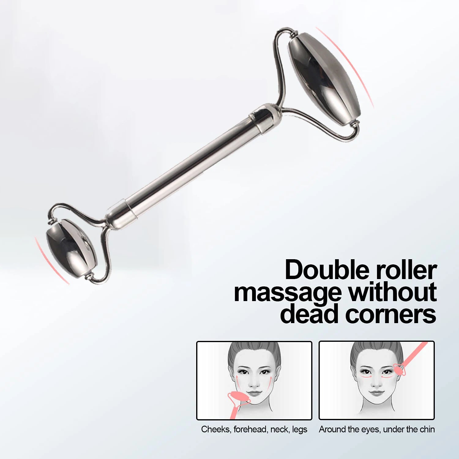 Ice Face Roller and Gua Sha Set for Effective Facial Massage - Smarsty