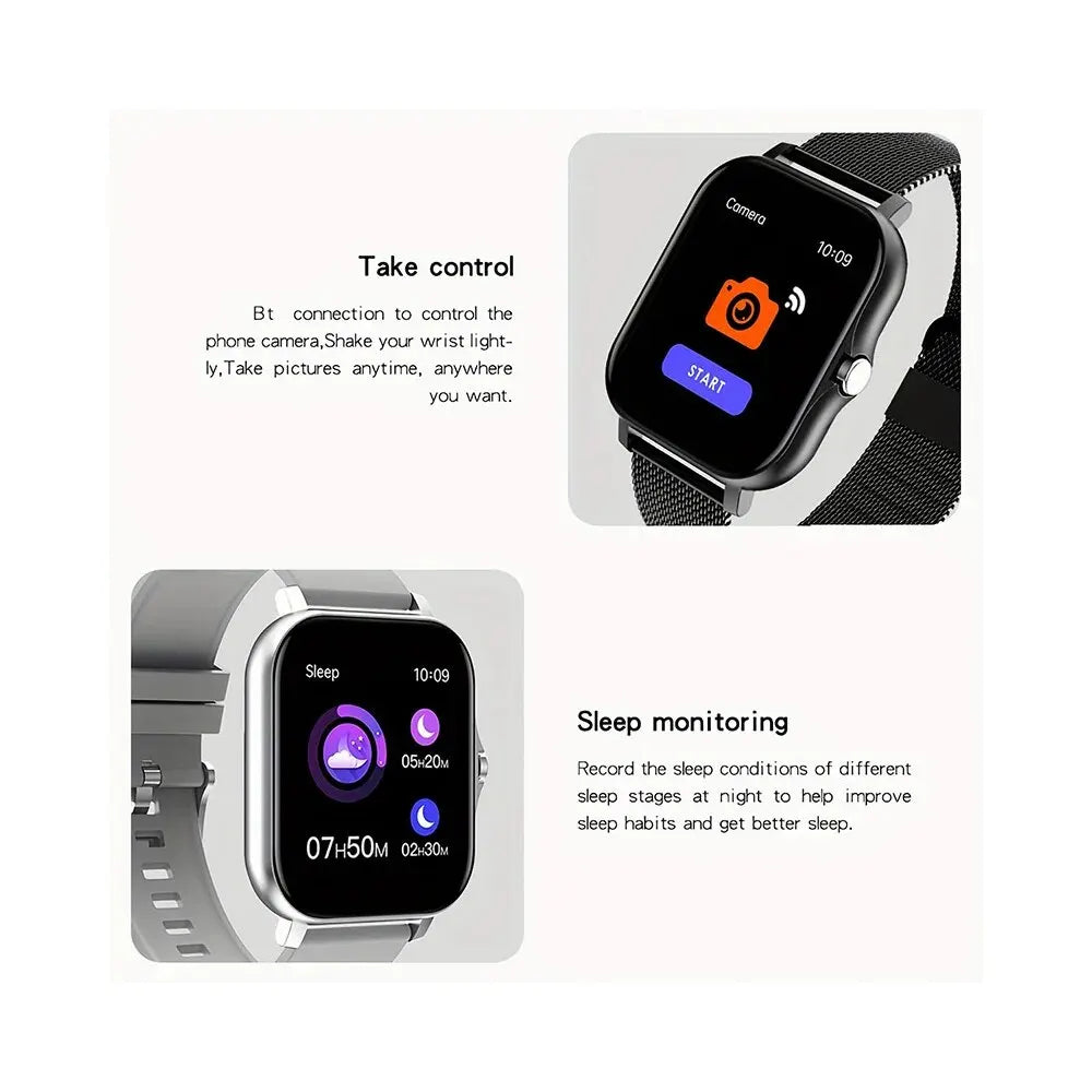 Smartwatch with Bluetooth Call and Health Monitoring - Smarsty