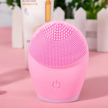 Electric Silicone Facial Cleanser with Vibration Massage - Smarsty