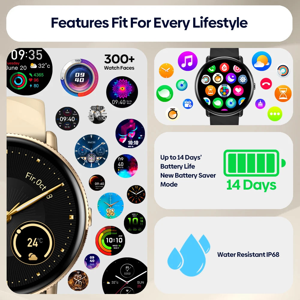 Zeblaze GTR 3 Pro Smart Watch With Voice Calling - Smarsty