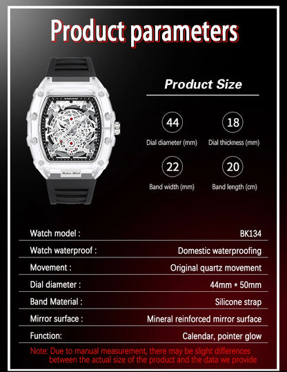 Fashionable Waterproof Quartz Sports Watch for Men - Smarsty