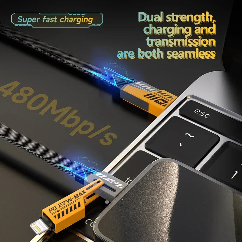 4 in 1 Fast Charging Multi Port Data Cable - Smarsty