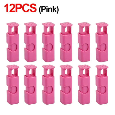 12 PCS Squeeze Bread Bag Clips Reusable Fresh Food Seal Plastic Clip Snack Bag Seal Spring Clip Home Kitchen Storage by Smarsty