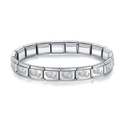Hapiship Stainless Steel Charm Bracelet Women - Smarsty