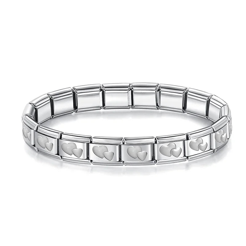 Hapiship Stainless Steel Charm Bracelet Women - Smarsty