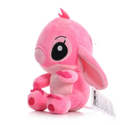 20cm Anime Stitch Plush Stuffed Kawaii Toys TV Same Paragraph Role Pendant Doll Kids Birthday Gifts Couple Models