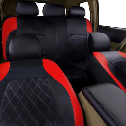 All Season Quilted PU Leather Car Seat Cover Waterproof - Smarsty