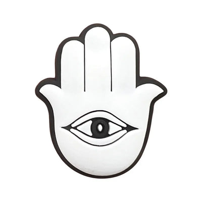 Evil Eye Shoe Charms for Crocs Accessories Blue Eyeball Monster Badge Women Buckle Kids Pins Decoration Jeans Shoes Accessories - Smarsty