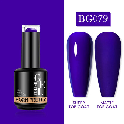 Born Pretty Milky Pink Rubber Base Gel Polish 15ml Self Leveling Formula - Smarsty