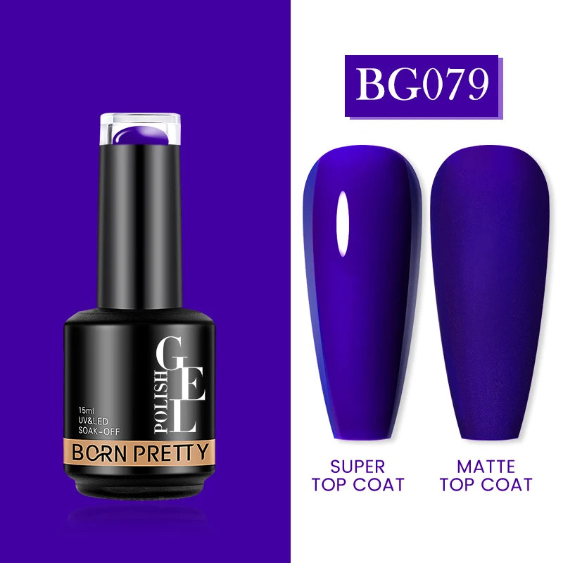 Born Pretty Milky Pink Rubber Base Gel Polish 15ml Self Leveling Formula - Smarsty