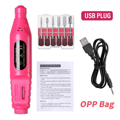Portable 6 In 1 Electric Nail Drill Kit - Smarsty
