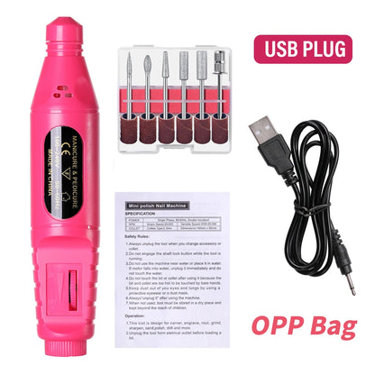 Portable 6 In 1 Electric Nail Drill Kit - Smarsty