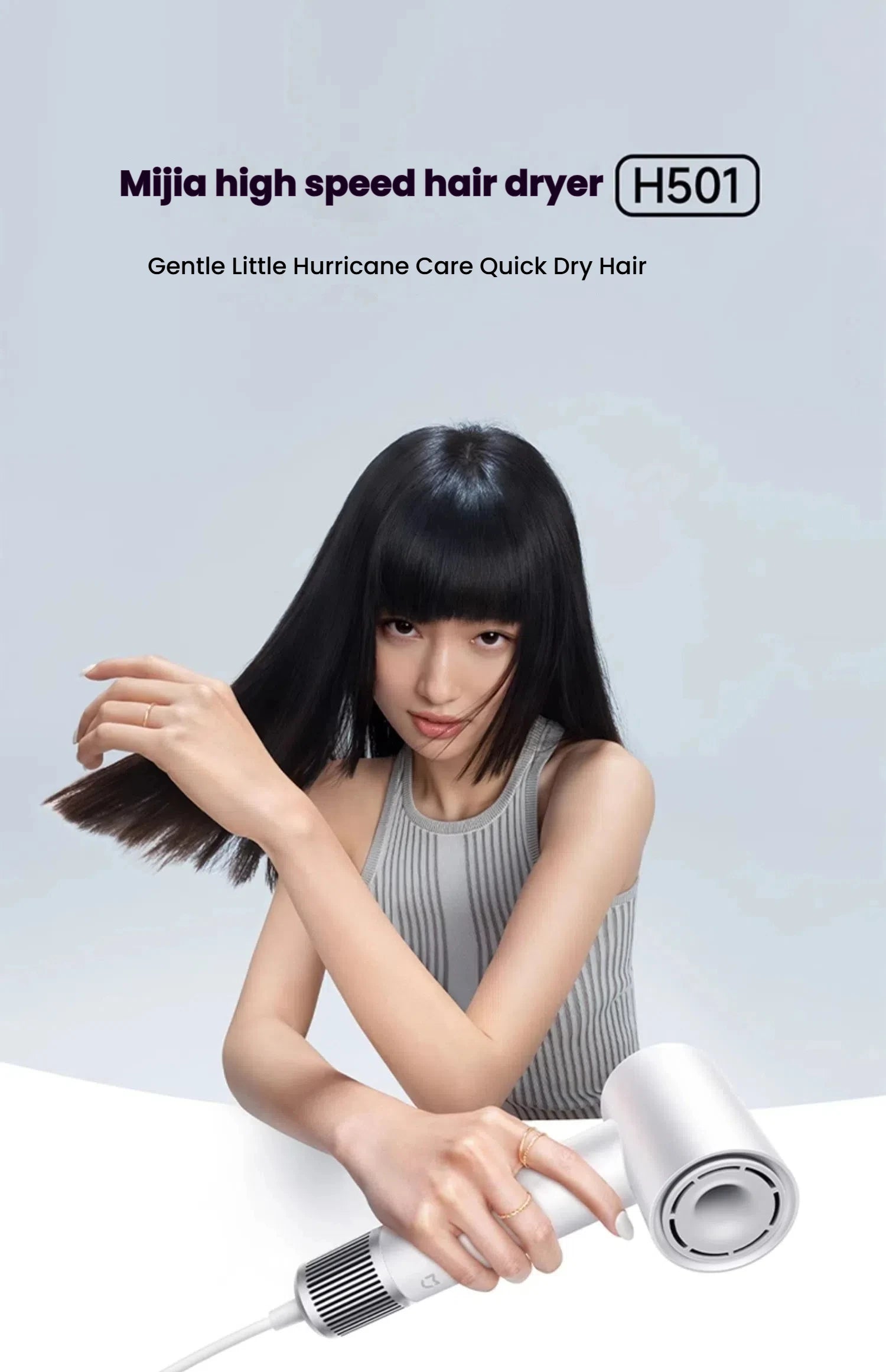 XIAOMI High Speed Hair Dryer with Negative Ion Technology - Smarsty