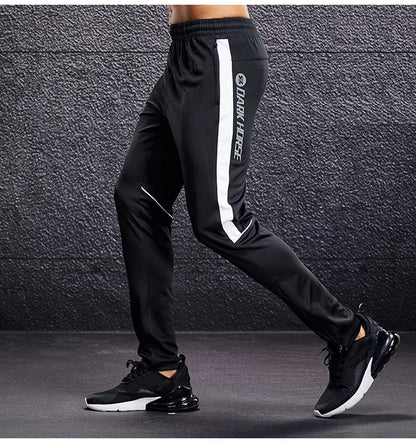Men Sport Pants Running Pants With Zipper Pockets Soccer Training Jogging Sports Trousers Fitness Football Leggings Sweatpants - Smarsty