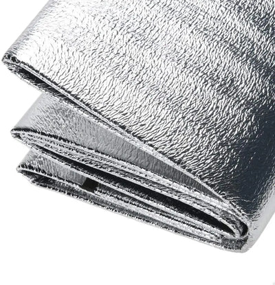 Camping Mat Foam Foil Blanket Aluminum Insulation Foam Foil Mat Sleeping Pad Thermal Outdoor Tent Footprint Reflecting Heat by Smarsty