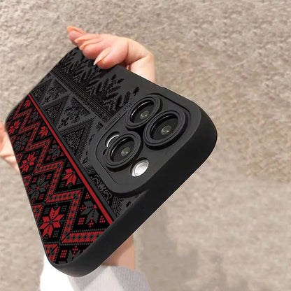 Vintage Totem Painting Shockproof Phone Case For iPhone 17 16 15 14 13 12 11 Pro Max XS X XR 7 8 Plus SE 2022 13 Mini Soft Cover by Smarsty