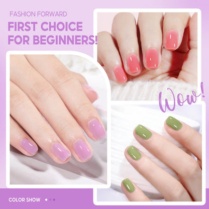 Coscelia Jelly Nail Gel Polish Set for Stunning Nail Art - Smarsty