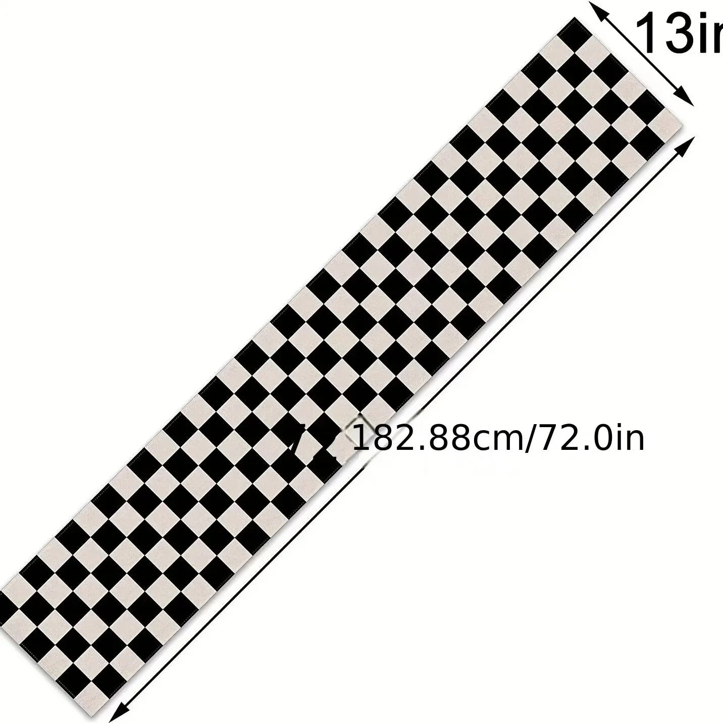 Geometric Stripe Linen Table Runner for Elegant Home Decor - Smarsty