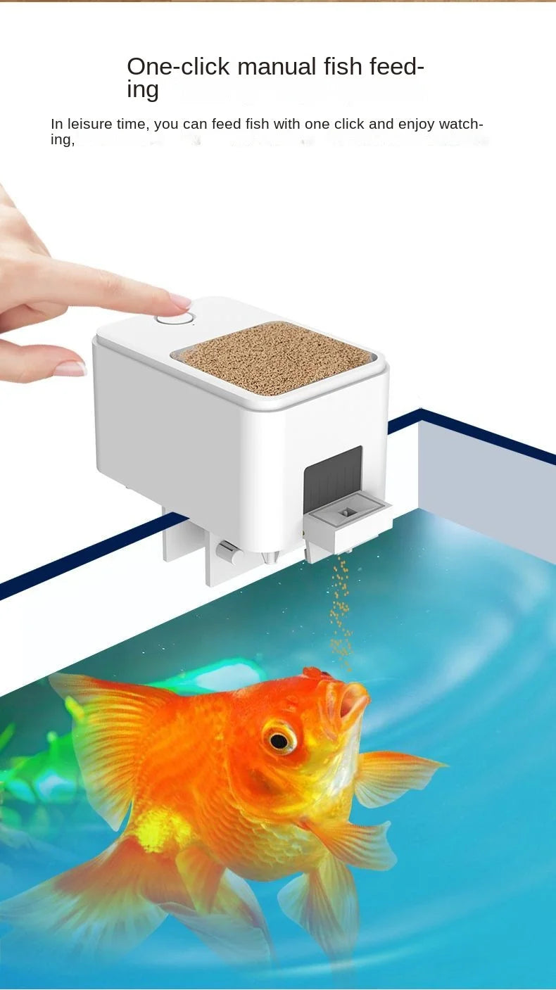 Smart Wifi Aquarium Fish Feeder with Voice Control - Smarsty