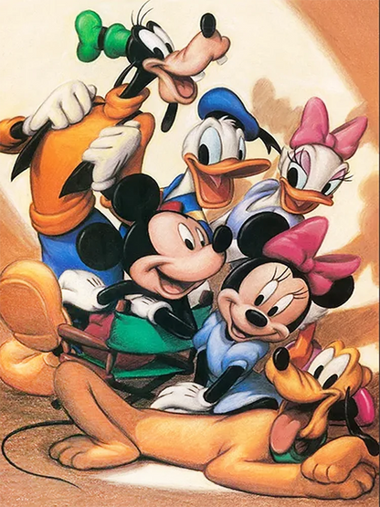 Disney Diamond Painting Kit Lilo Stitch Super Mario Pikachu - Smarsty