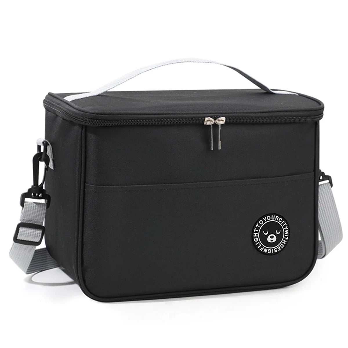 Insulated Lunch Bag Square Bento Bag with Aluminum Foil - Smarsty