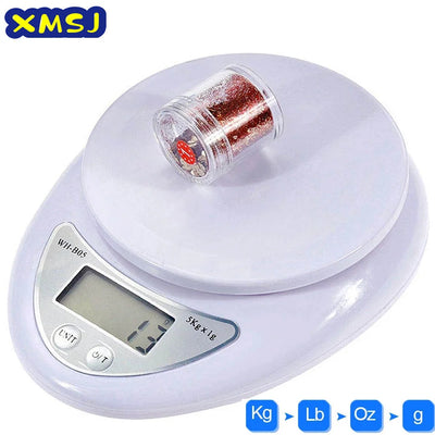 5kg/1g 1kg/0.1g Portable Digital Scale LED Electronic Scales Postal Food Measuring Weight Kitchen LED Electronic Scales by Smarsty