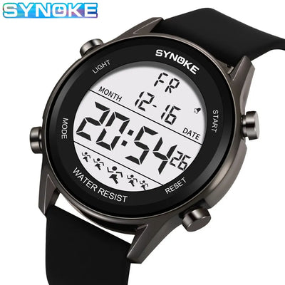 SYNOKE Men's Waterproof LED Digital Sports Watch - Smarsty